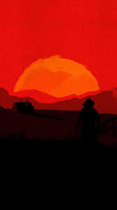 87 red dead redemption 2 wallpapers (laptop full hd 1080p) 1920x1080 resolution. Wallpapers Evening Horizon Orange Red Dead Redemption Sunrise Igrovye Arty Oboi