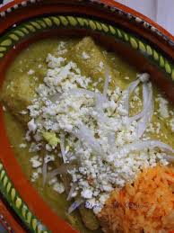 Mole Verde De Pollo Chicken Braised In A Green Mole Sauce La Pina En La Cocina Recipe Mexican Food Recipes Traditional Mexican Food Mole Enchiladas Recipe
