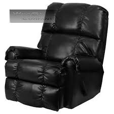 Black Leather Rocker Recliner Lazy Boy Reclining Chair Furniture Barcalounger Recliner Chair Contemporary Recliner Chairs Furniture Chair