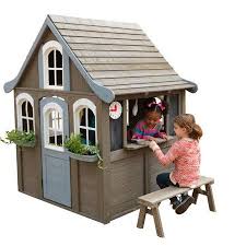 Kidkraft Forrestview Ii Wooden Playhouse Walmart Com In 2020 Play Houses Wooden Playhouse Cedar Lumber