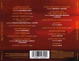 Various Artists The Lion King Original Motion Picture Soundtrack Lyrics And Tracklist Genius