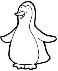 Dibujo Pinguino Para Colorear