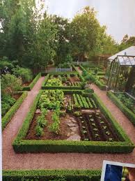 Vegetable Garden 1 4 Acre Garden Divided Into Series Of Parterres Sheared Japanese Boxwood Define T Hortas Pequenas Jardinagem E Reciclagem Horta Sustentavel