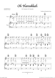 Hanukkah Sheet Music Jewish Chanukah Songs For Piano Voice And More