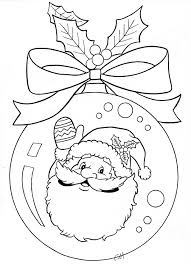 Santa Ornament Kerstmis Kleurplaten Kleurplaten Kerstwerkbladen