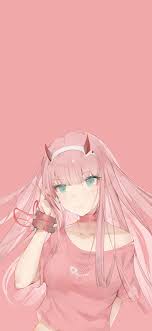 Iphone X 1125x2436 Oc Dearpinkoni Casual Zero Two Music Indieartist Chicago Anime Wallpaper Anime Christmas Darling In The Franxx