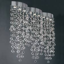 Plc Lighting Plc 81627 Drizzle 9 Light Single Tier Linear Chandelier Polished Chrome Indoor Lighting Chande Plc Lighting Geometric Chandelier Linear Chandelier