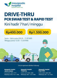 Mayapada Hospital Dear Maya Friends Breaking News Mayapada Hospital Drive Thru Pcr Swabtest Rapid Test Kini Hadir 7 Hari Minggu Di Seluruh Unit Lho Cek Detilnya Di Image Salam Sehat Maya