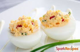 Shrimp And Bacon Deviled Eggs Recipe Recipe Healthy Deviled Eggs Recipe Bacon Deviled Eggs Food