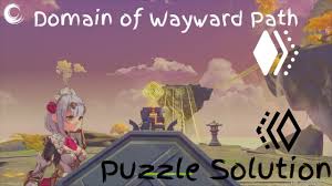Genshin Impact Domain Of Wayward Path Geo Puzzle Solution Youtube