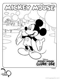 Mickey Mouse Clubhouse Coloring Pages 14 Free Printable Coloring Pages Col Mickey Mouse Para Colorear Paginas Para Colorear Para Ninos Club De Mickey Mouse