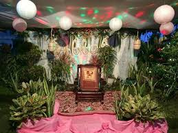 Garden Stage Design In My Debut Stage Design Design Holiday Decor