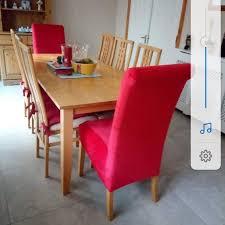 With Valentines Day Approaching Give Your Dining Area Some Red Velvet Chairfx Chair Covers V In 2020 Dining Room Decor Dining Chair Covers Chair Decorations