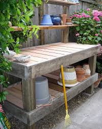 My New Potting Bench Outdoor Potting Bench Potting Bench Potting Tables