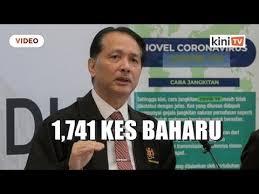 Covid 19 1 741 Kes Baru Jumlah Kumulatif Kematian Lebih 500 Youtube