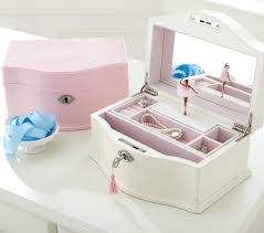 Abigail Large Jewelry Box Pottery Barn Kids In Glass Flower Girl Gift Idea Ballerina Jewelry Box Kids Jewelry Box Pottery Barn Jewelry Box