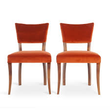 Molina Dining Chair With Arms Sandstone Linen Dark Wood U S Soho Home In 2020 Orange Dining Chairs Dining Chairs Vintage Dining Chairs