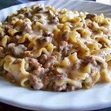 Ground Beef Stroganoff Recipe Recipe Ground Beef Stroganoff Recipes Beef Dinner