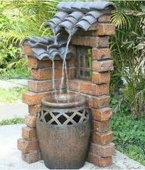 Check Out These Solar Water Fountain In Garden Ideas And Bring A Refreshing Look To Your Backyard Or Fro Fountains Backyard Garden Water Fountains Diy Fountain