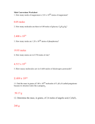 View, download and print mole calculation worksheet with answers pdf template or form online. Mole Conversions Worksheet Crhs Amazing Mole Conversions Worksheet Crhs Mole Conversion Worksheet With Mole Conversion Worksheet Mole Conversion Worksheets