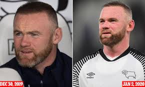 Wayne Rooney Is Mocked By Fans Over His Bushy Beard As They Claim It Has Been Dyed Daily Mail Online