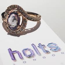 Bespoke Alexandrite And Diamond Ring From Holts London In Hatton Garden Http Www Holtsgems Com Besp Bespoke Jewellery Design Jewelry Design Bespoke Jewellery