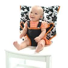 Traveling Baby Seat It Just Slips Over The Back Of A Chair So You Could Sit Your Baby Anywhere Parkour Totally Needs Baby Seat Traveling With Baby Baby Gifts