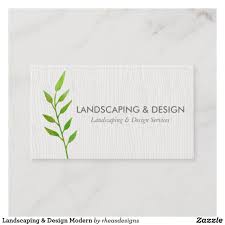 Landscaping Design Modern Business Card Zazzle Com Modern Business Cards Landscape Design Landscaping Business Cards