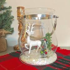Holiday Terrariums Snow Globes Made With Glass Hurricanes Cloches Moscato Is My Mantra Fall Home Decor Snow Globes Winter Diy