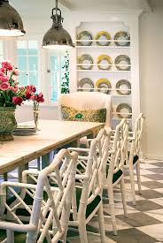 Windsor Smith Transitional Dining Room Dining Room Inspiration Chippendale Chairs