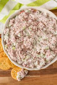 This Easy Homemade Ham Salad Recipe Is One Of My Favorite Foods Ever It S An Easy And Delicious Lunch That I Ham Salad Recipes Ham Salad Sandwich Homemade Ham