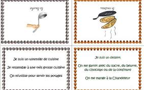 Le Vocabulaire De La Cuisine Les Devinettes Devinettes Vocabulaire Virelangue