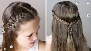 Easy braided hairstyles for school. Little Girl Hairstyles Braids Easy French Braid Hairstyle Youtube
