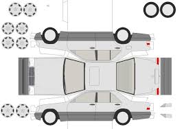 Mercedes Benz Maquettes Mercedes Benz Mercedes Paper Model Car