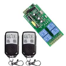 Electronics tutorial about the relay switch circuit and relay switching circuits used to control a variety of loads in circuit switching applications. Smart Home Ac 110v 250v 4ch 10a Relay Wireless Remote Control Switch Wireless Relay 220v 315mhz 433 92mhz Home Ac Smart Home Remote Control