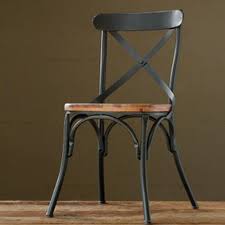 Superior A Aldeia De Mobiliario Retro Vintage Metal Jantando A Cadeira Anti Tratamento Da Ferrugem A Metal Dining Chairs Wrought Iron Chairs Dining Chairs