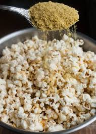 Easy Cheesy Curry Popcorn Nutritional Yeast Recipes Healthy Vegan Snacks Nutritional Yeast Popcorn