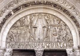 Last Judgment Tympanum Cathedral Of St Lazare Autun Central Portal On West Facade Of The Cathedral Of St Lazare A Medieval Art Romanesque Art Romanesque