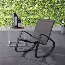 Modway Traveler Rocking Outdoor Patio Mesh Sling Lounge Chair Patio Rocking Chairs Lounge Chair Outdoor Outdoor Rocking Chairs