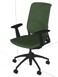 Desk Chair 3d Skp Model For Sketchup Desk Chair Chair Desk