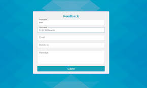 Bootstrap 4 Float Label Css Example With Feedback Form Css Examples Form Design Form