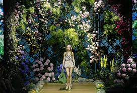 Background Idea For Fashion Show Backdrop Design Fashion Show Themes Floral Backdrop