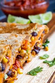 Vegetarian Quesadillas With Black Beans And Sweet Potato Recipe Vegetarian Quesadilla Vegetarian Diet Recipes Food