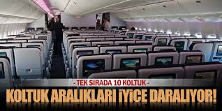 Ucaklarda Koltuk Araliklari Daraliyor