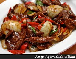 Gambar Resep Ayam Lada Hitam Resep Daging Sapi Resep Daging Resep Masakan