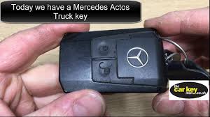 Key Battery Mercedes Actos How To Change Youtube