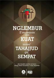 Lembur Vs Tahajjud Kutipan Instagram Desain Poster Kata Kata Indah