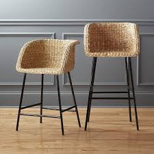 Shop Silas Seagrass Counter Stool 24 Natural Seagrass Forms Solid Bucket Seat That Cradles In Comfort Seagrass Bar Stools Wicker Bar Stools Rattan Bar Stools