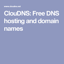 Cloudns Free Dns Hosting And Domain Names Dns Hosting Names