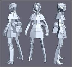 3d Modeling How To Model A Simple Body Low Poly Low Poly Character Low Poly Art Low Poly Models